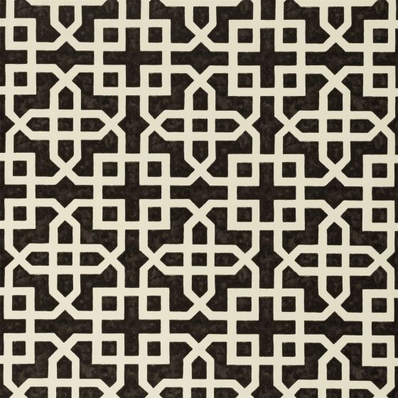 Monserrat Wallpaper W0084 02 by Clarke and Clarke in Ebony