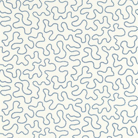 Wiggle Wallpaper 113063 by Harlequin X Sophie Robinson in Lapis Sky