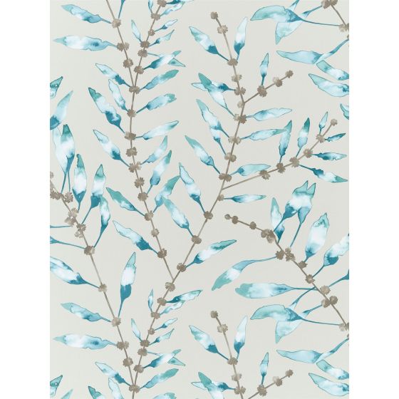 Chaconia Wallpaper 111635 by Harlequin in Marine Emerald Green