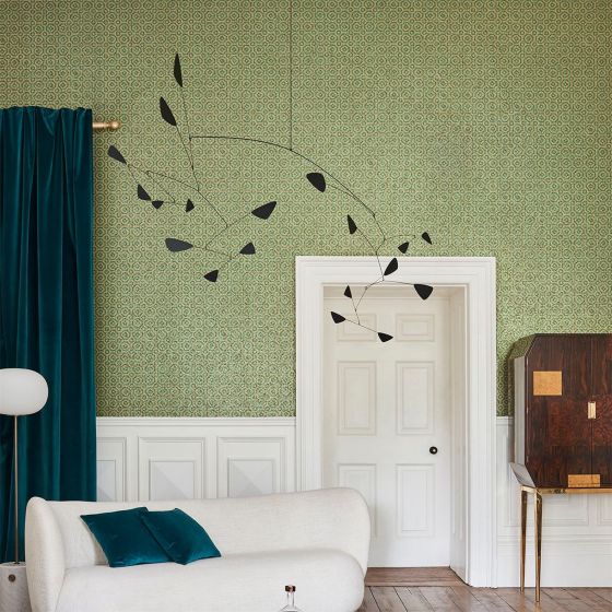 Queens Quarter Wallpaper 10021 by Cole & Son in Green