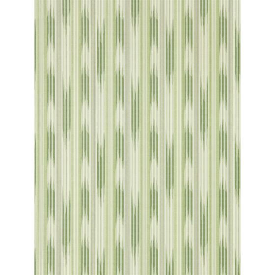 Ishi Ikat Striped Wallpaper 216779 by Sanderson in Emerald Green