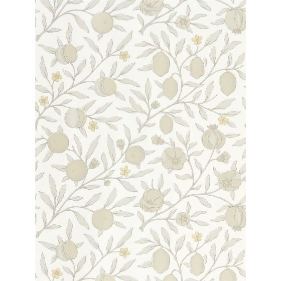 Pure Fruit Wallpaper 216542 by Morris & Co in Horned Poppy Grey