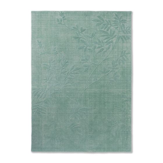 Mari Botanical 081507 Rug by Laura Ashley in Mineral Green