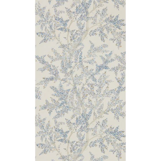 Farthing Wood Wallpaper 216613 by Sanderson in Cobalt Blue