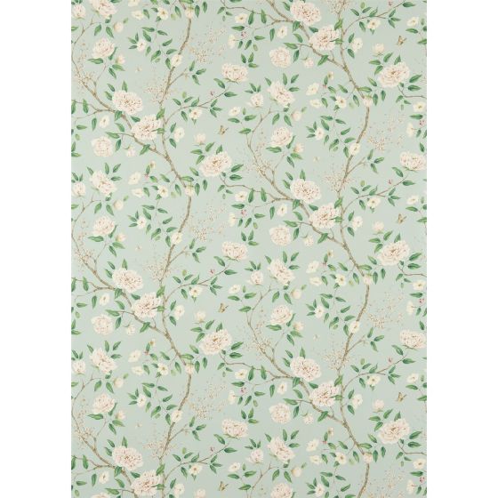 Romeys Garden Wallpaper 311336 by Zoffany in Sea Green
