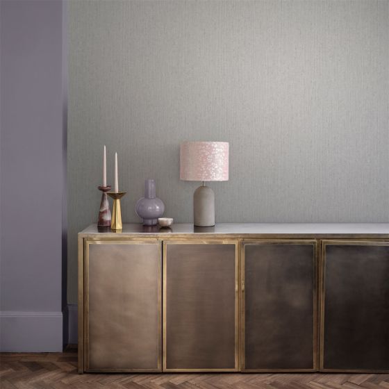 Tisbury Plain Wallpaper 120367 by Clarissa Hulse in Pewter Grey