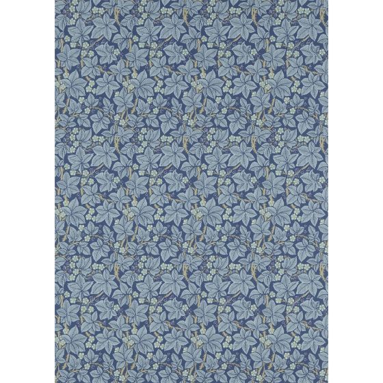 Bramble Floral Wallpaper 214695 by Morris & Co in Indigo Blue