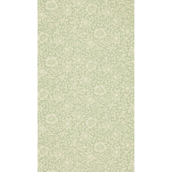 Mallow Wallpaper 216678 by Morris & Co in Apple Green