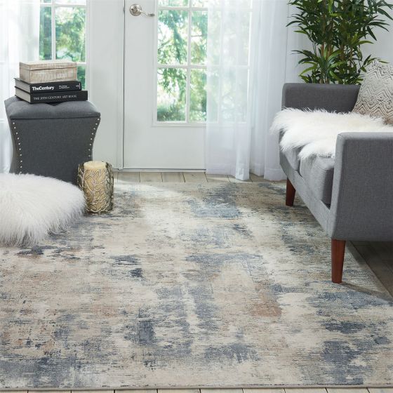 Rustic Textures Rugs RUS05 in BGEGY