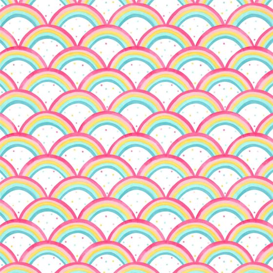 Rainbow Brights Wallpaper 112645 by Harlequin in Cherry Blossom Pineapple Sky