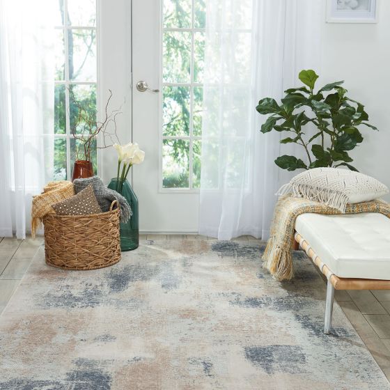 Rustic Textures Rugs RUS02 in BGEGY