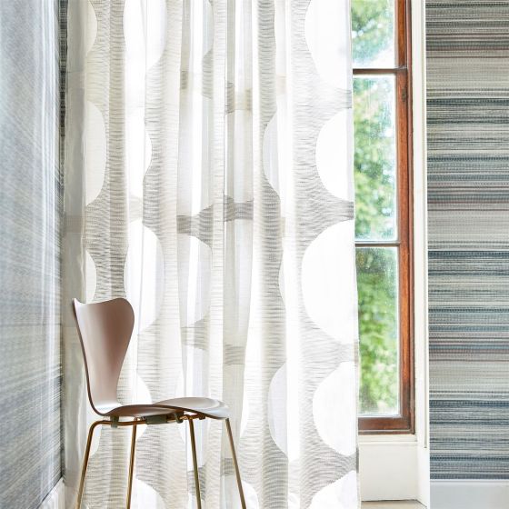 Spectro Stripe Wallpaper 111964 by Harlequin in Steel Blush