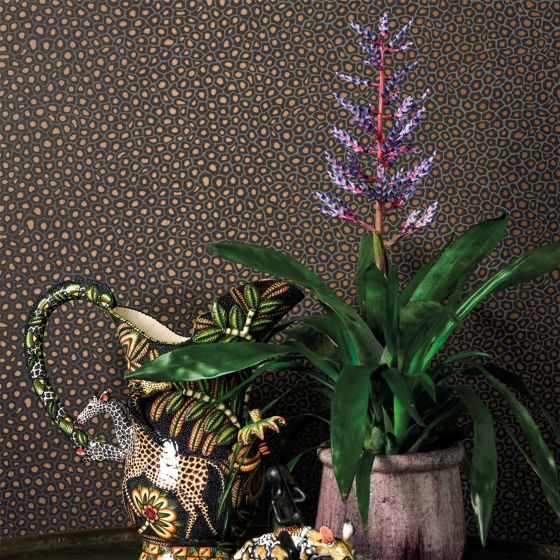 Senzo Spot Wallpaper 6032 by Cole & Son in Charcoal Grey