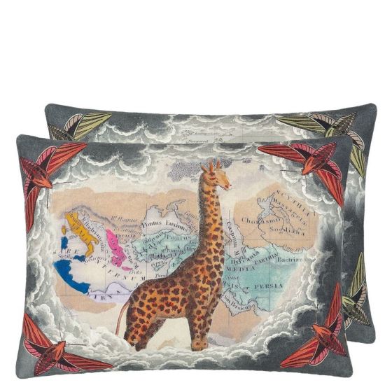 Heavens Cushion in Zinc Grey by John Derian