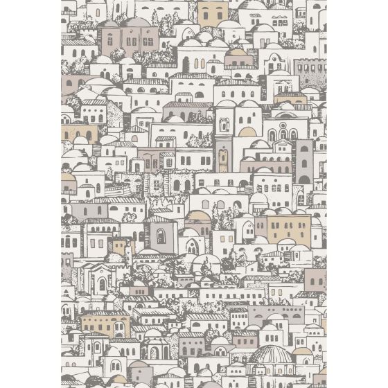 Mediterranea Wallpaper 19038 by Cole & Son in Parchment Gilver
