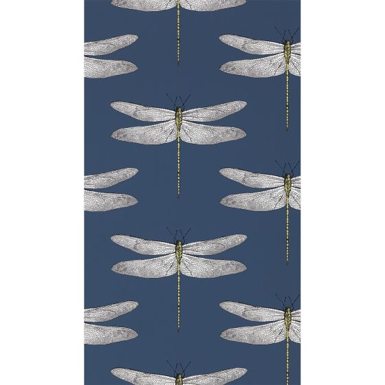 Demoiselle Wallpaper 111243 by Harlequin in Ink Chartreuse Green