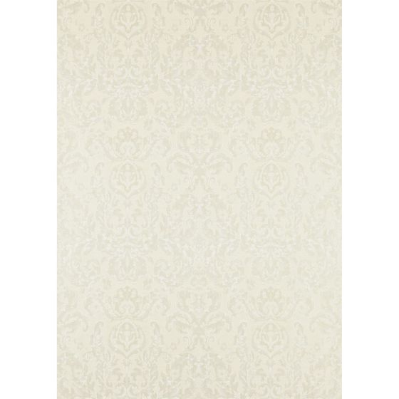 Brocatello Wallpaper 312007 by Zoffany in Chalk White