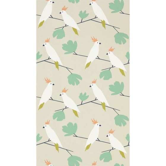 Love Birds Wallpaper 112219 by Scion in Flamenco Orange