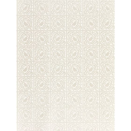 Pure Scroll Wallpaper 216545 by Morris & Co in White Clover