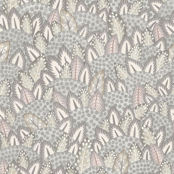Zulu Terrain Wallpaper 119 9040 by Cole & Son in Heath Grey Blush