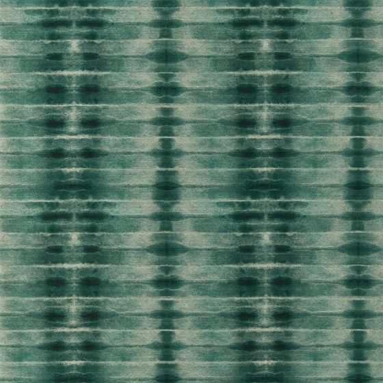 Eterea Wallpaper W0167 03 by Clarke & Clarke in Teal Blue