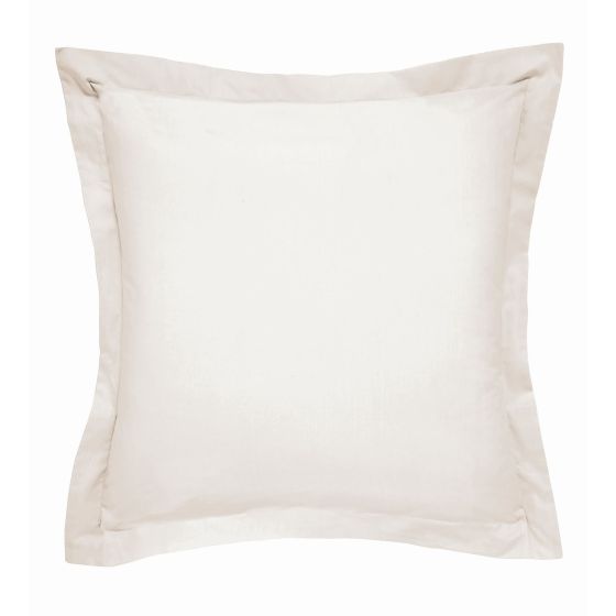 Plain Square Oxford Pillowcase By Bedeck of Belfast in Cashmere Cream