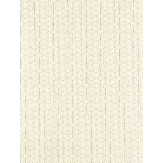 Vault Geometric Wallpaper 112083 by Harlequin in Sesame White