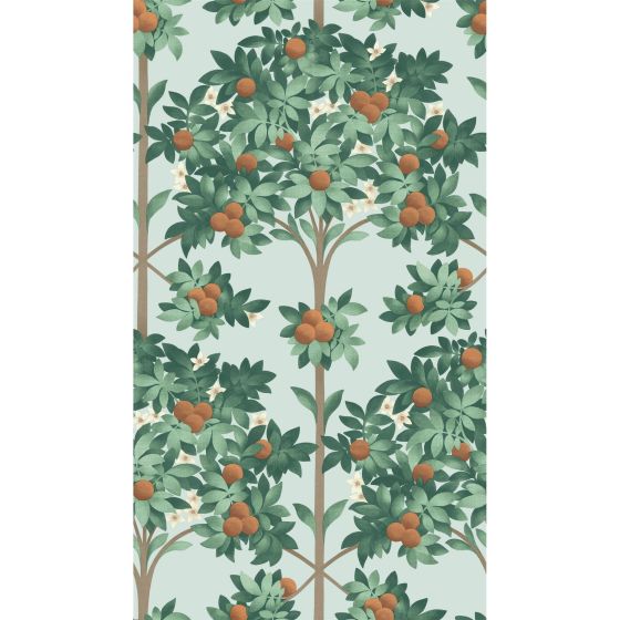 Orange Blossom Wallpaper 1004 by Cole & Son in Burnt Orange