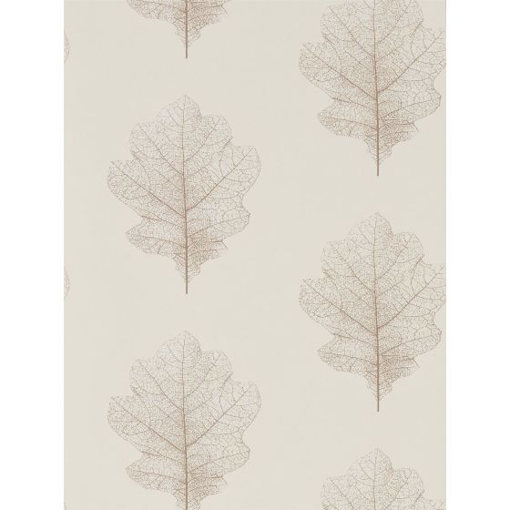 Oak Filigree Wallpaper 215699 by Sanderson in Milk Pearl