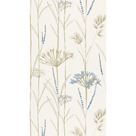 Gardinum Wallpaper 110557 by Harlequin in Chalk Wedgewood Gold