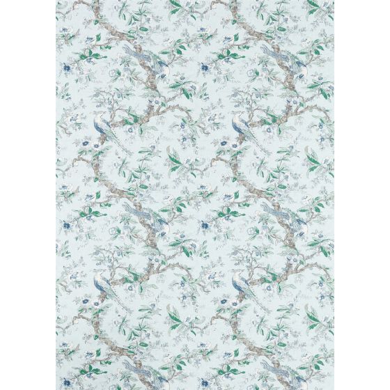 Chintz Wallpaper Panel 313014 by Zoffany in Blue Stone
