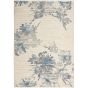 CK005 Enchanting ECH01 Rug by Calvin Klein in Ivory Grey Blue