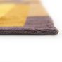 Louis De Poortere Geometric Nuance Module Rugs 9210 in Yellow Meyer