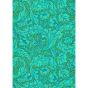 Bachelors Button Wallpaper 216959 by Morris & Co in Olive Turquoise