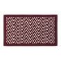 Aris Bath Mat by Bedeck of Belfast in Mulberry Red