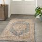 Nourison Sahar SHR06 Traditional Rugs in Ivory Blue