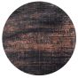 Louis De Poortere Mad Men Griff Designer Circle Rug 8925 in Soho Copper
