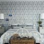 Daisy Wallpaper 212561 by Morris & Co in Blue Ivory