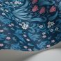 Tudor Garden Wallpaper 2004 by Cole & Son in Denim Blue