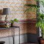 Leopard Walk Wallpaper 2010 by Cole & Son in Linen Beige