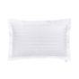 Adan Fine Linens Striped Cotton Bedding in White