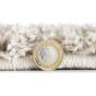 Serene Shaggy Soft Plain Rugs in Light Beige