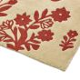 Woodland Glade Wool Rug 146801 by Sanderson in Linen Russet Brown