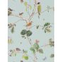 Woodland Chorus Wallpaper 215706 by Sanderson in Sky Blue