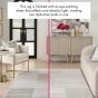 Brushstrokes BSK04 Stripe Rug by Nourison in Silver Grey