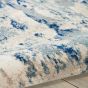 Maxell MAE16 Abstract Rugs by Nourison in Ivory Blue