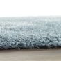 Chicago Shaggy Modern Plain Rugs in Duck Egg