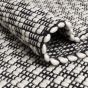 Rhythm Rugs 248 001 101 in black white by Ligne Pure