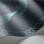 Pavo Parade Wallpaper 116 8028 by Cole & Son in Metallic Petrol blue