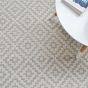 Patio Diamond PAT11 Geometric Outdoor Rugs in Grey